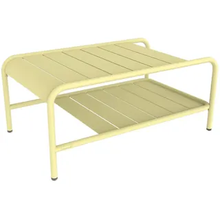 Fermob - Luxembourg niedriger Tisch, 90 x 55 cm, zitronensorbet