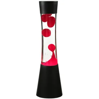 Licht-Erlebnisse Lavalampe Rot Schwarz 39 cm