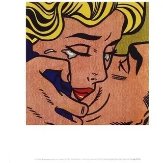 Kiss V, 1964 – Pop Art Poster von Roy Lichtenstein (11 x 14), The Poster Corp