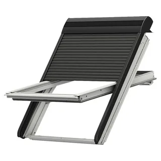 VELUX Elektro-Rollladen SML 0000S Aluminium Dunkelgrau
