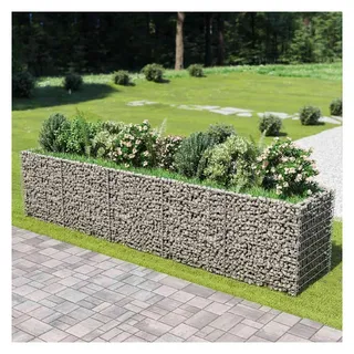 vidaXL Gabionen-Hochbeet 450 × 90 × 100 cm