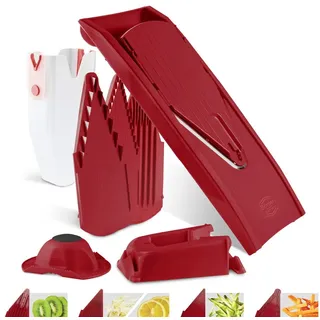 Boerner Pharma Gemüsehobel V1 ClassicLine Profi Set 4-tlg. Rot