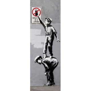 Banksy PPGE8069 Poster, NEU, Papier, Mehrfarbig, 53x158 cm