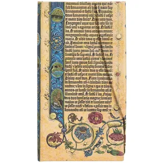 Paperblanks Notizbuch Genesis Schlank Liniert Schwarz