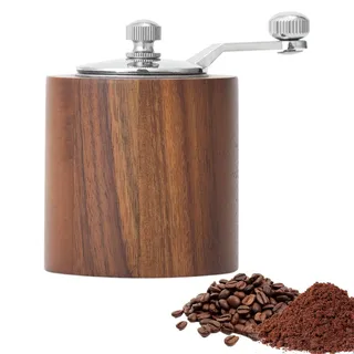 Pfeffermühle aus Holz - Manuelle Kurbel für Gewürze, Einstellbarer Mahlmechanismus | Tragbare Küche Mit Kochaktivitäten Für Kaffeebohnen, Sesam, Kümmel, Zubereitung