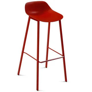 Barhocker BarLouis rot-orange 44.5x97x50.5 cm