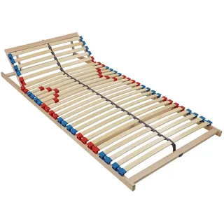 Beco Lattenrost, Easy Fit K, 140 x 200 cm, Test SEHR GUT, 28 Federholzleisten, einfache Selbstmontage, Kopfteil verstellbar, Made in Germany, 100 Nächte Testschlafen