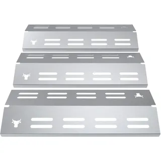 tuning-art GA37 Gasgrill Brennerabdeckung Edelstahl kompatibel mit Enders San Diego 3 Gasgrills | Brennerschutz | Passgenau