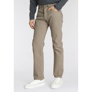 5-Pocket-Jeans LEVI'S "501 VI'S ORIG" Gr. 33, Länge 32, beige (tan garment dye) Herren Jeans 5-Pocket-Jeans mit Markenlabel