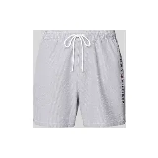Badehose mit elastischem Bund, Dunkelblau, XL