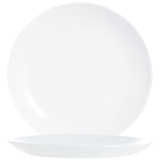 Coupteller »Evolutions White« flach - 19 cm weiß, Arcoroc, 18.9x2x18.9 cm