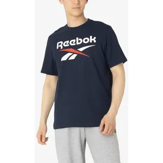 Reebok Bruno Big Logo Crew Neck SS Tee blau L