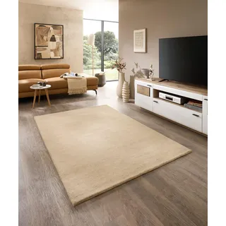 Natur Pur Wollteppich 250 x 300 cm Beige/Khaki
