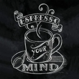 levandeo Glasbild 30x30cm Wandbild Glas Schwarz Weiß Espresso Spruch Lustig Wanddeko Kaffee Coffee Küche Küchendeko Deko