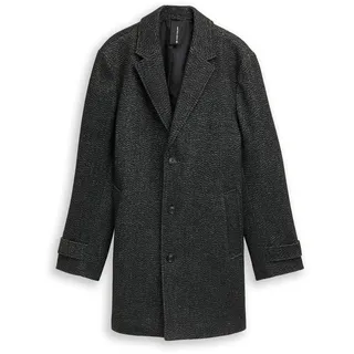 Tom Tailor Wollmantel schwarz 2XL