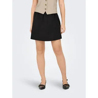 ONLY Minirock ONLRITA FAUX SUEDE SKATER SKIRT OTW ZL schwarz XS (34)