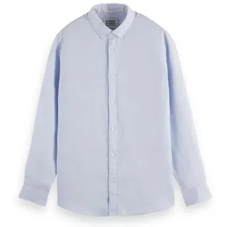 Scotch & Soda Herren Linen Button-down Shirt Shirt (1er Pack) - S