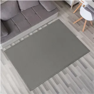 TT Home Krabbelmatte Kinderteppich 100 x 200 cm Grau