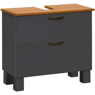Home Affaire Waschbeckenunterschrank Rodby 60 x 55 cm Grau
