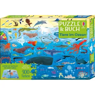 Usborne Publishing Puzzle & Buch: Tiere im Ozean