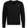 Classic Cotton V-Neck Pullover Schwarz XXL