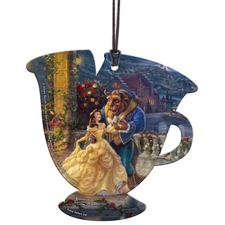 Disney – Die Schöne und das Biest – tanzende Teetasse in Form eines Chips zum Aufhängen