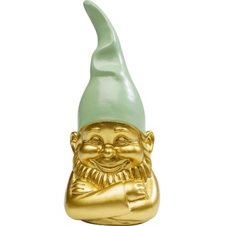 Kare Deko Figur Zwerg Gold Grün 21cm