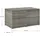 Auflagenbox Ikaria 145 x 82 x 79 cm Grau-meliert