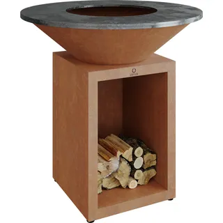 Ofyr Feuerplatte Ø 100 cm Corten