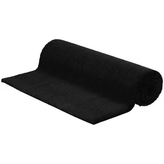 Fußmatte Fußmatte Schwarz 100x200 cm Kokosfaser Getuftet, vidaXL, Rechteckig schwarz