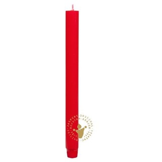 Jaspers Kerzen Durchgefärbte Stabkerzen rot 290 x 26 mm, 20 Stück