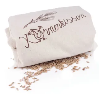 Betz Dinkelkörnerkissen Körnerkissen Wärmekissen Nackenkissen Farbe: Beige Größe: 20 x 50 cm, Füllung: ca. 850 Gramm Getreide, Bezug: mit Bezug, Rückenschläfer, Seitenschläfer, Bauchschläfer, Set, kein Set, Getreidekörner beige