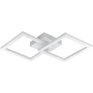 EGLO LED Deckenleuchte Huerta 52,5 x 31 cm Weiß