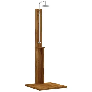 vidaXL Gartendusche Braun 217 cm