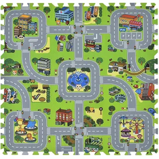 Puzzlematte für Babys und Kinder - Grün