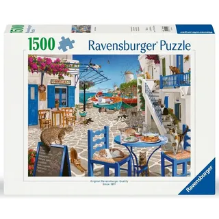 Ravensburger Puzzle 1500 Teile Mykonos, Griechenland - Puzzles Erwachsene ab 14 Jahren, 80 x 60 cm, Puzzle für Erwachsene, Landschaft, 1500-teilige Sammlung, Geschenkideen