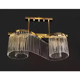 JVmoebel Kronleuchter Eleganter Deckenleuchter aus transparentem Glas mit luxuriösem Design, Leuchtmittel wechselbar, Made in Europa weiß