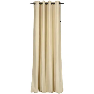 Schöner Wohnen Peachy Ösen 130 x 250 cm Beige 1 Stk.