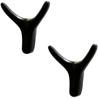 Vintage-wandhaken Aus Metall, Garderobenständer Im Retro-stil, Für Bad Und Küche, Schwarz