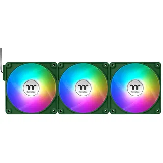 Thermaltake CT140 EX Reverse ARGB Sync Racing Green 3er-Pack | Gehäuselüfter