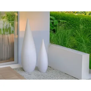 meine wunschleuchte 2er Set LED Akku Stehlampen 80,0 cm spritzwassergeschützt kabellos weiß