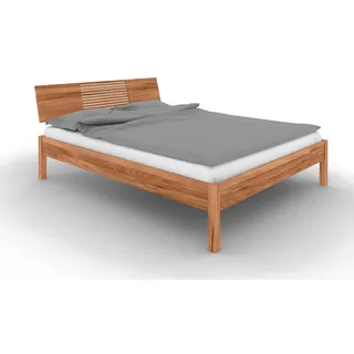 byoak Bett VENTO A-5 140 x 220 aus Massivholz, mit Holzkopfteil, Naturgeölt
