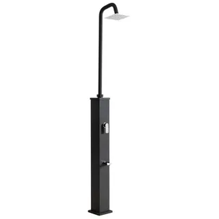 Steinbach Deluxe Supreme Solardusche schwarz 20 x 20 x 226 cm
