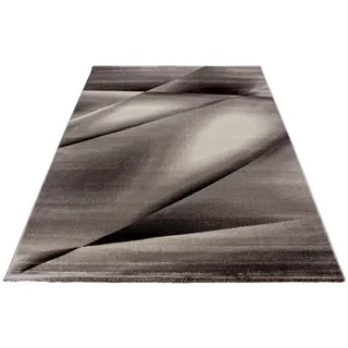 Teppich AYYILDIZ TEPPICHE "MIAMI 6590" Teppiche Gr. B/L: 200 cm x 290 cm, 12 mm, 1 St., braun Esszimmerteppiche strapazierfähig pflegeleicht Kurzflorteppich