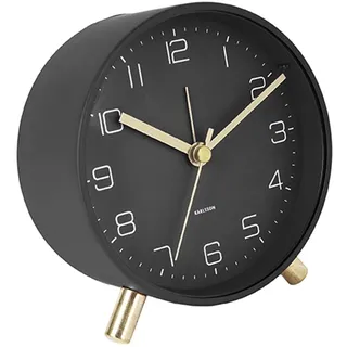 Karlsson Wecker Lofty - Schwarz - Ø11cm