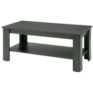 Lomadox Couchtisch ATHEN-61, Landhaus Wohnzimmer in edlem grün, mit einer Ablage - : 120/52/60 cm grün