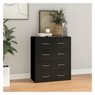 vidaXL Kommode 60 x 30,5 x 71 cm Schwarz