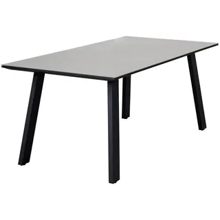 LC Garden Gartentisch LC Garden »Sunrest« Gartentisch Beton-Optik 180x90cm Terrassentisch schwarz