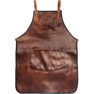 Kochschürze, Wasserdichte Lederschürze Zum Kochen, Grillen, Für Friseursalons, Baristas, Handwerker, Küchen.