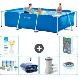 Rechteckiger Frame Pool - 300x200x75 Cm - 7-teilig  S160